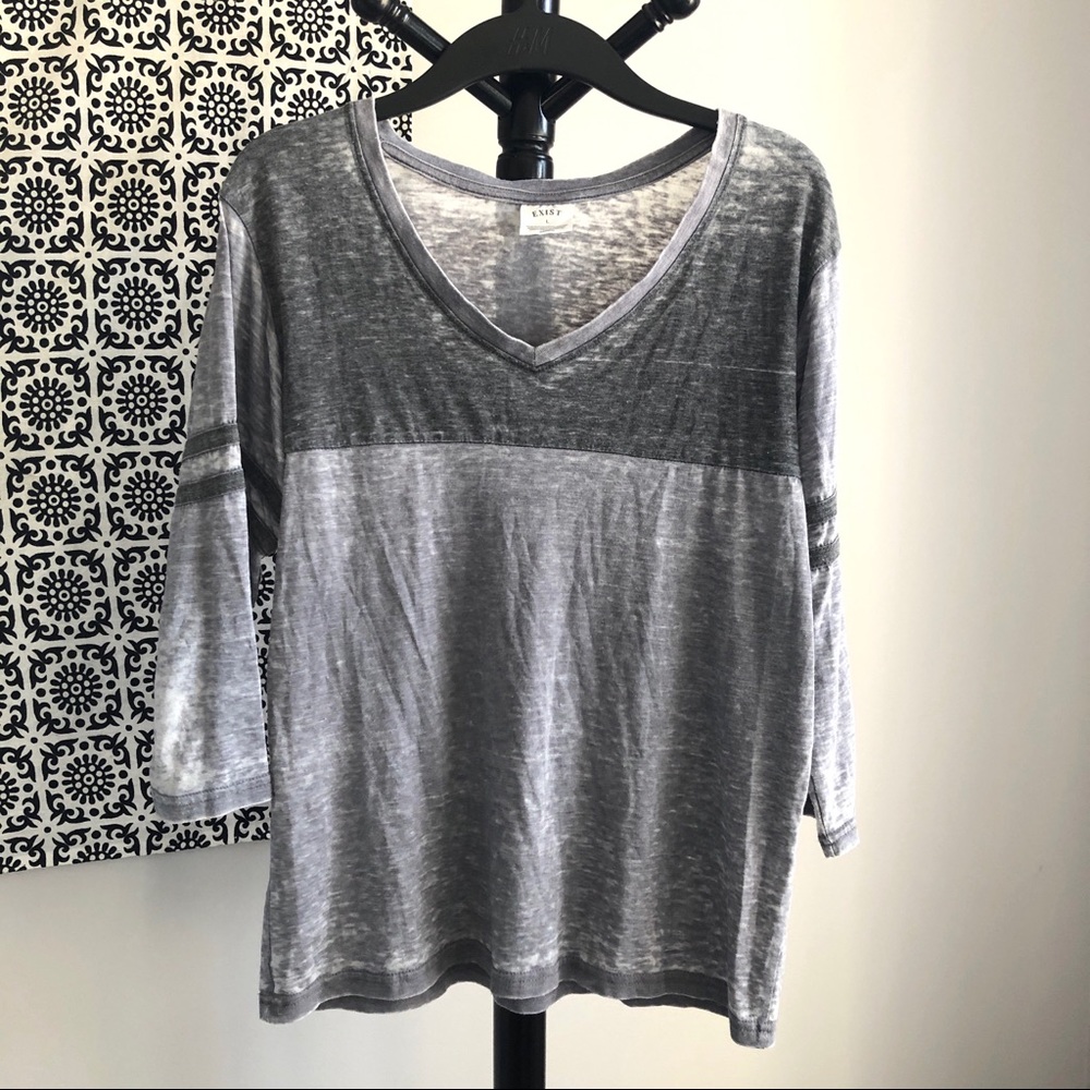 Distressed Baseball Tee